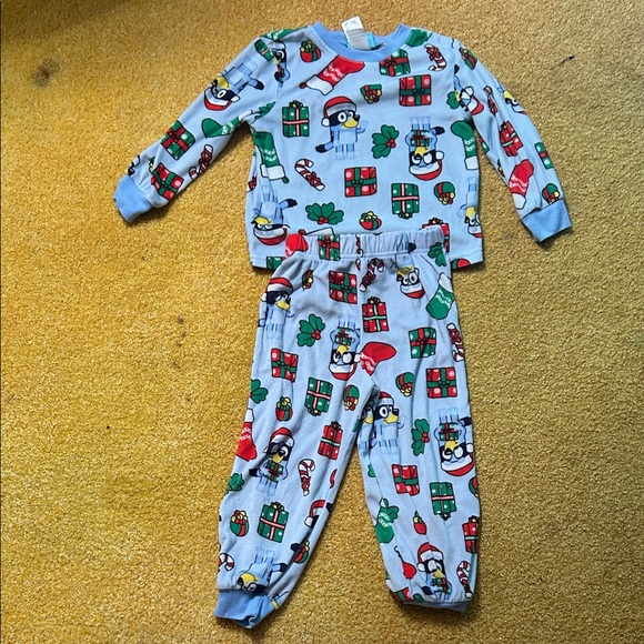 Bluey Other - Kids Festive Pajama Set